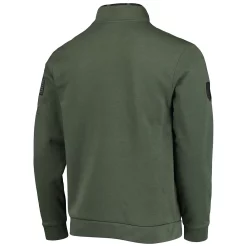 Men's Colosseum Olive Texas Longhorns OHT Military Appreciation Digital Camo Quarter-Snap Jacket -Colosseum shop 5368963 ALT3