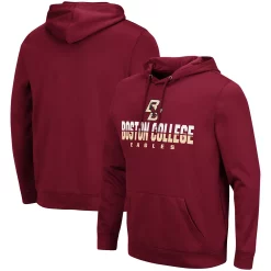 Men's Colosseum Maroon Boston College Eagles Lantern Pullover Hoodie