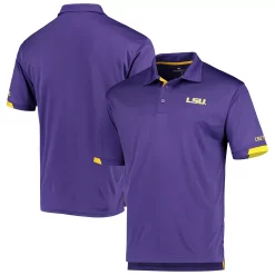 Men's Colosseum Purple LSU Tigers Santry Polo