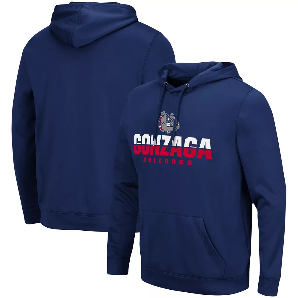 Men's Colosseum Navy Gonzaga Bulldogs Lantern Pullover Hoodie 2 Men's Colosseum Navy Gonzaga Bulldogs Lantern Pullover Hoodie - Image 2
