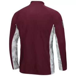 Men's Colosseum Maroon Minnesota Golden Gophers OHT Military Appreciation Snow Cruise Raglan 1/4-Zip Jacket -Colosseum shop 5370707 ALT3