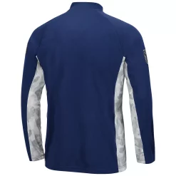 Men's Colosseum Navy Navy Midshipmen OHT Military Appreciation Snow Cruise Raglan 1/4-Zip Jacket -Colosseum shop 5370820 ALT3