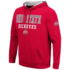 Men's Colosseum Scarlet Ohio State Buckeyes Sunrise Pullover Hoodie 5 Men's Colosseum Scarlet Ohio State Buckeyes Sunrise Pullover Hoodie -Colosseum shop 5371414 ALT2