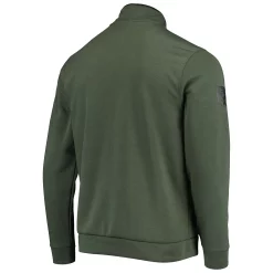 Men's Colosseum Olive Colorado Buffaloes OHT Military Appreciation Digital Camo Quarter-Snap Jacket -Colosseum shop 5372333 ALT3