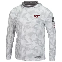Men's Colosseum Arctic Camo Virginia Tech Hokies OHT Military Appreciation Long Sleeve Hoodie Top 6 Men's Colosseum Arctic Camo Virginia Tech Hokies OHT Military Appreciation Long Sleeve Hoodie Top -Colosseum shop 5372405 ALT2