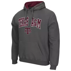 Men's Colosseum Charcoal Texas A&M Aggies Arch & Logo 3.0 Pullover Hoodie -Colosseum shop 5372657 ALT2