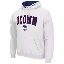 Men's Colosseum White UConn Huskies Arch & Logo 3.0 Pullover Hoodie 5 Men's Colosseum White UConn Huskies Arch & Logo 3.0 Pullover Hoodie -Colosseum shop 5372804 ALT2