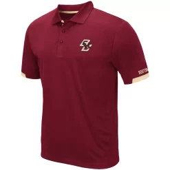 Men's Colosseum Maroon Boston College Eagles Logo Santry Polo -Colosseum shop 5373250 ALT2