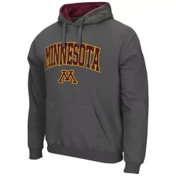 Men's Colosseum Charcoal Minnesota Golden Gophers Arch & Logo 3.0 Pullover Hoodie -Colosseum shop 5373271 ALT2