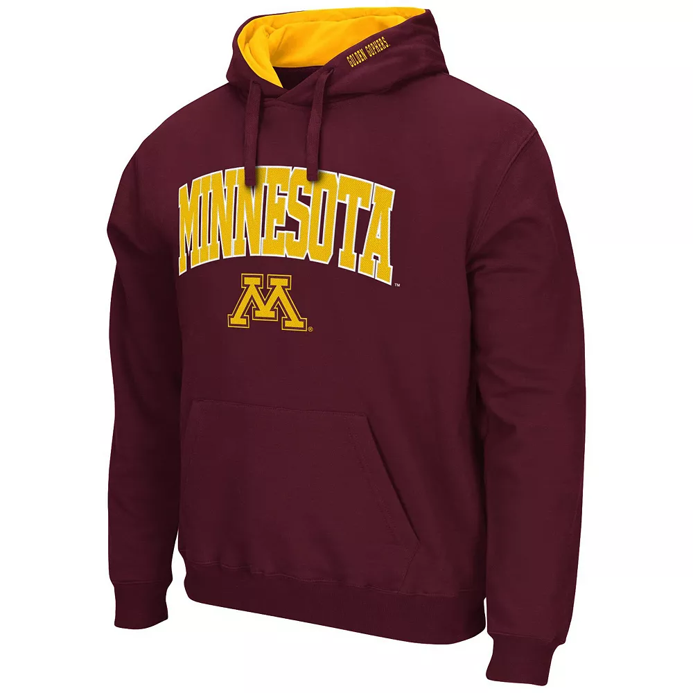 Men's Colosseum Maroon Minnesota Golden Gophers Arch & Logo 3.0 Pullover Hoodie 2 Men's Colosseum Maroon Minnesota Golden Gophers Arch & Logo 3.0 Pullover Hoodie - Image 2