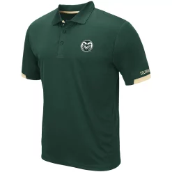 Men's Colosseum Green Colorado State Rams Logo Santry Polo -Colosseum shop 5373780 ALT2