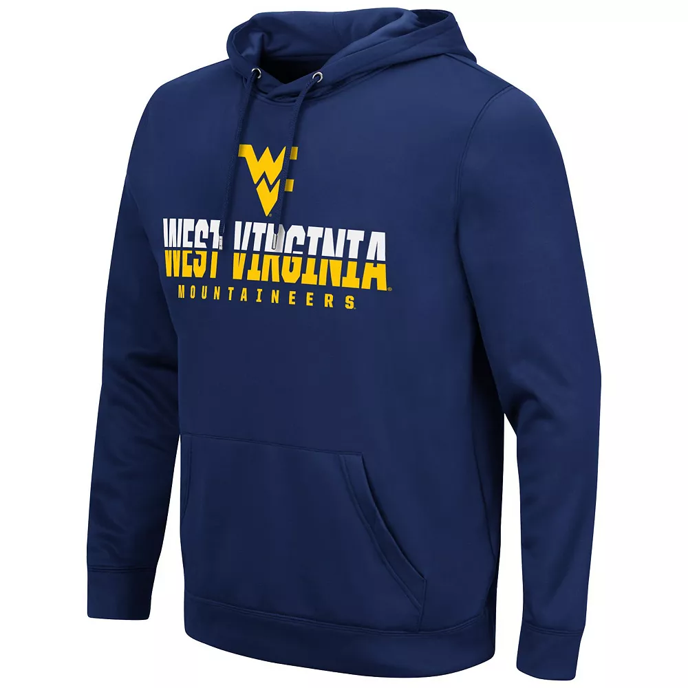 Men's Colosseum Navy West Virginia Mountaineers Lantern Pullover Hoodie 3 Men's Colosseum Navy West Virginia Mountaineers Lantern Pullover Hoodie - Image 3