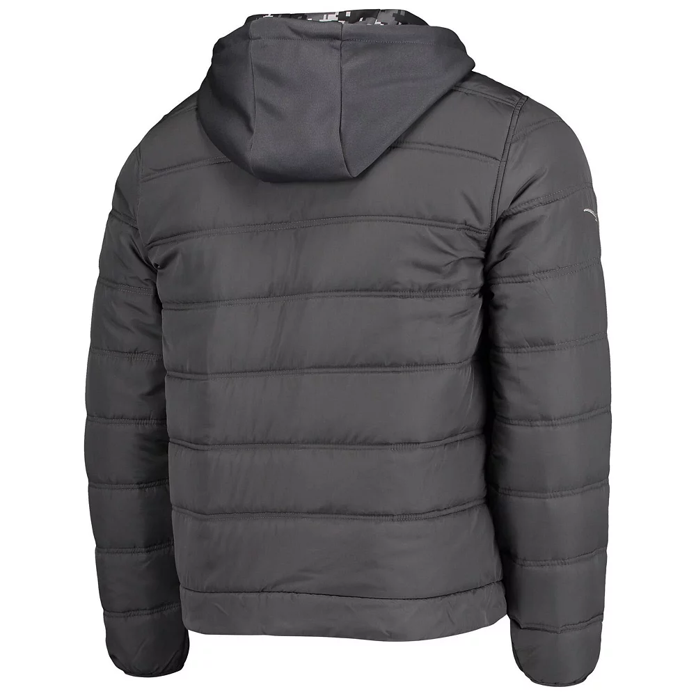 Men's Colosseum Charcoal Texas Longhorns OHT Military Appreciation Digital Camo Detail Full-Zip Puffer Jacket 3 Men's Colosseum Charcoal Texas Longhorns OHT Military Appreciation Digital Camo Detail Full-Zip Puffer Jacket - Image 3