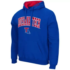 Men's Colosseum Royal Louisiana Tech Bulldogs Arch and Logo Pullover Hoodie 5 Men's Colosseum Royal Louisiana Tech Bulldogs Arch and Logo Pullover Hoodie -Colosseum shop 5375647 ALT2