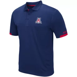 Men's Colosseum Navy Arizona Wildcats Logo Santry Polo -Colosseum shop 5376113 ALT2