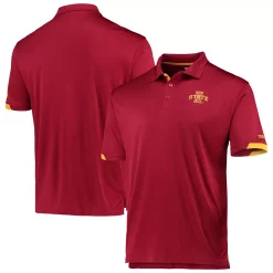 Men's Colosseum Cardinal Iowa State Cyclones Santry Polo