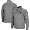 Men's Colosseum Heathered Charcoal West Virginia Mountaineers Roman Pullover Jacket