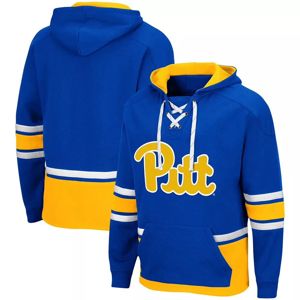 Men's Colosseum Royal Pitt Panthers Lace Up 3.0 Pullover Hoodie 1 Men's Colosseum Royal Pitt Panthers Lace Up 3.0 Pullover Hoodie