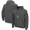Men's Colosseum Charcoal UCF Knights Arch and Logo Pullover Hoodie