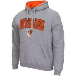 Men's Colosseum Heathered Gray Bowling Green St. Falcons Arch and Logo Pullover Hoodie 5 Men's Colosseum Heathered Gray Bowling Green St. Falcons Arch and Logo Pullover Hoodie -Colosseum shop 5380601 ALT2