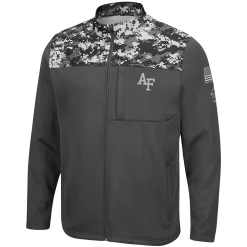 Men's Colosseum Charcoal Air Force Falcons OHT Military Appreciation Digi Camo Full-Zip Jacket -Colosseum shop 5381811 ALT2