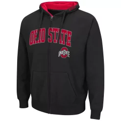 Men's Colosseum Black Ohio State Buckeyes Arch & Logo 3.0 Full-Zip Hoodie 5 Men's Colosseum Black Ohio State Buckeyes Arch & Logo 3.0 Full-Zip Hoodie -Colosseum shop 5385221 ALT2