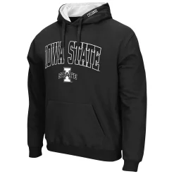 Men's Colosseum Black Iowa State Cyclones Arch & Logo 3.0 Pullover Hoodie -Colosseum shop 5385484 ALT2