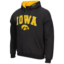 Men's Colosseum Black Iowa Hawkeyes Arch & Logo 3.0 Pullover Hoodie -Colosseum shop 5385541 ALT2