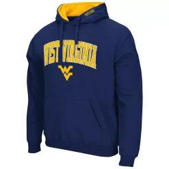Men's Colosseum Navy West Virginia Mountaineers Arch & Logo 3.0 Pullover Hoodie 5 Men's Colosseum Navy West Virginia Mountaineers Arch & Logo 3.0 Pullover Hoodie -Colosseum shop 5385630 ALT2