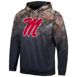 Men's Colosseum Black Ole Miss Rebels Mossy Oak Pullover Hoodie -Colosseum shop 5387362 ALT2