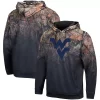 Men's Colosseum Black West Virginia Mountaineers Mossy Oak Pullover Hoodie