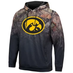 Men's Colosseum Black Iowa Hawkeyes Mossy Oak Pullover Hoodie -Colosseum shop 5388197 ALT2