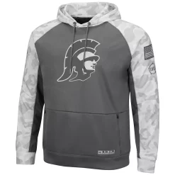 Men's Colosseum Gray/Arctic Camo USC Trojans OHT Military Appreciation Tonal Raglan Pullover Hoodie 6 Men's Colosseum Gray/Arctic Camo USC Trojans OHT Military Appreciation Tonal Raglan Pullover Hoodie -Colosseum shop 5390027 ALT2