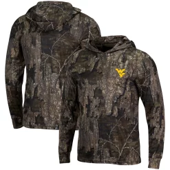 Men's Colosseum Realtree Camo West Virginia Mountaineers Long Sleeve Hoodie T-Shirt