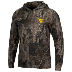 Men's Colosseum Realtree Camo West Virginia Mountaineers Long Sleeve Hoodie T-Shirt -Colosseum shop 5391272 ALT2