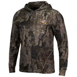 Men's Colosseum Realtree Camo LSU Tigers Long Sleeve Hoodie T-Shirt -Colosseum shop 5391789 ALT2