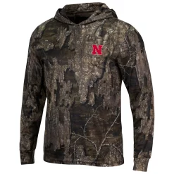 Men's Colosseum Realtree Camo Nebraska Huskers Long Sleeve Hoodie T-Shirt -Colosseum shop 5391791 ALT2