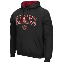 Men's Colosseum Black Boston College Eagles Arch and Logo Pullover Hoodie -Colosseum shop 5392046 ALT2