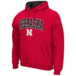 Men's Colosseum Scarlet Nebraska Huskers Arch & Logo 3.0 Pullover Hoodie 5 Men's Colosseum Scarlet Nebraska Huskers Arch & Logo 3.0 Pullover Hoodie -Colosseum shop 5400577 ALT2