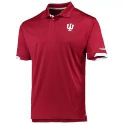 Men's Colosseum Crimson Indiana Hoosiers Santry Polo -Colosseum shop 5401203 ALT2