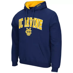 Men's Colosseum Navy UC Irvine Anteaters Arch and Logo Pullover Hoodie -Colosseum shop 5402300 ALT2