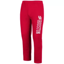 Men's Colosseum Red Houston Cougars Fleece Pants -Colosseum shop 5414199 ALT2