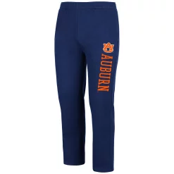 Men's Colosseum Navy Auburn Tigers Fleece Pants -Colosseum shop 5414441 ALT2
