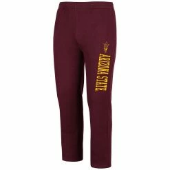 Men's Colosseum Maroon Arizona State Sun Devils Fleece Pants -Colosseum shop 5414979 ALT2