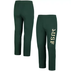 Men's Colosseum Green South Florida Bulls Fleece Pants