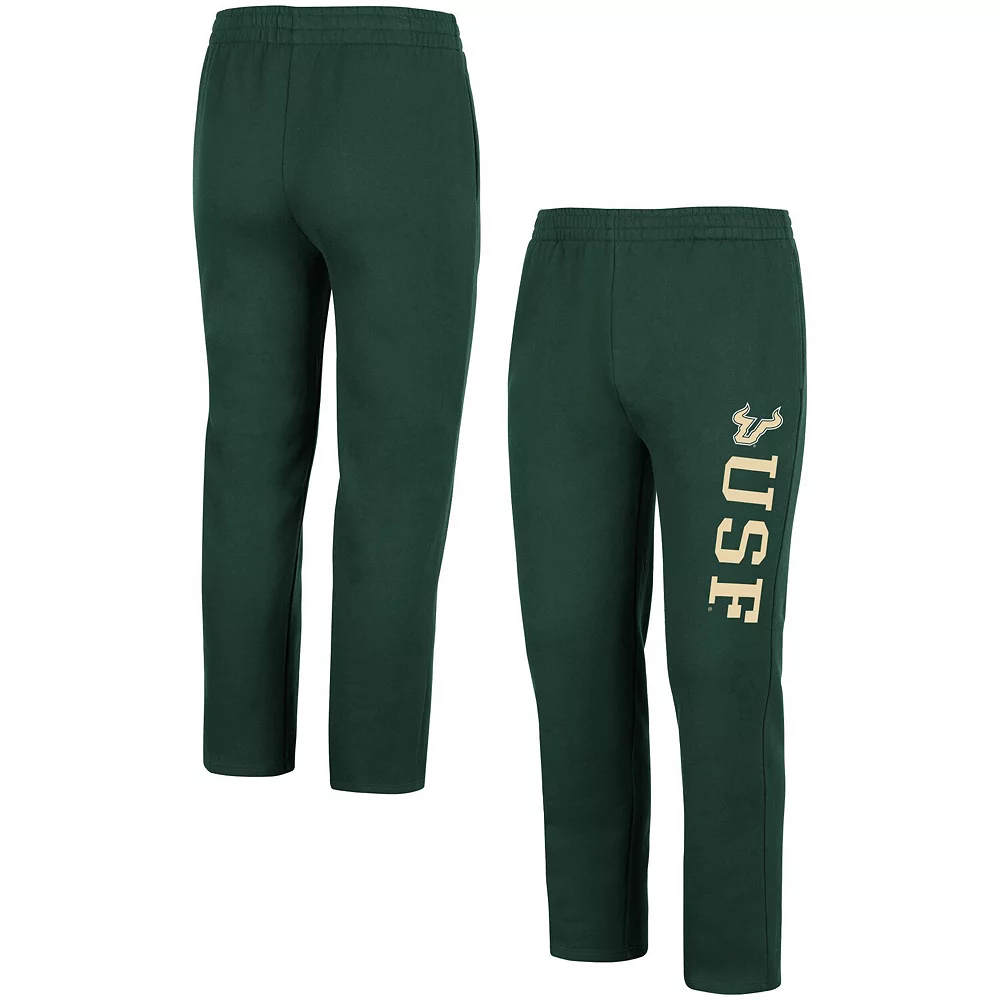 Men's Colosseum Green South Florida Bulls Fleece Pants 1 Men's Colosseum Green South Florida Bulls Fleece Pants