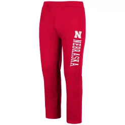 Men's Colosseum Scarlet Nebraska Huskers Fleece Pants -Colosseum shop 5415486 ALT2