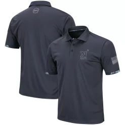 Men's Colosseum Charcoal Navy Midshipmen Big & Tall OHT Military Appreciation Digital Camo Polo