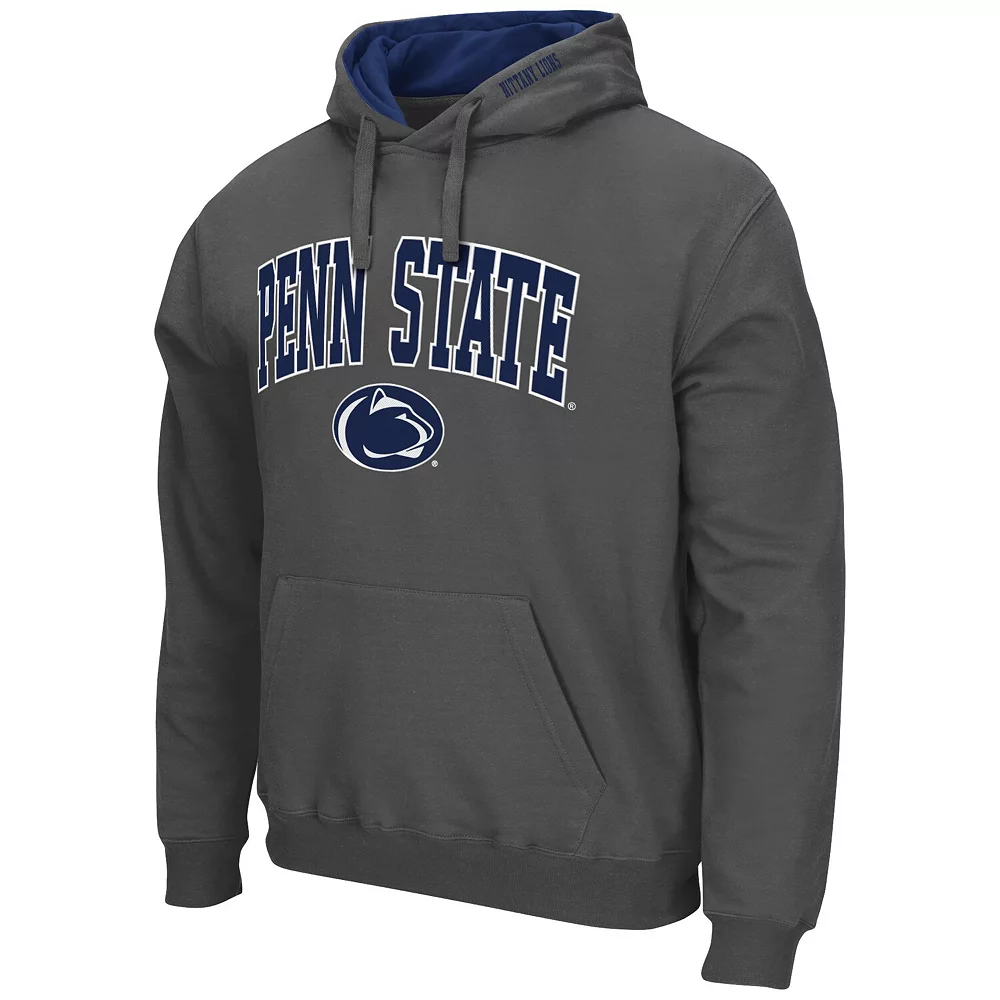 Men's Colosseum Charcoal Penn State Nittany Lions Arch & Logo 3.0 Pullover Hoodie 3 Men's Colosseum Charcoal Penn State Nittany Lions Arch & Logo 3.0 Pullover Hoodie - Image 3