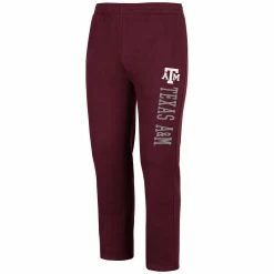 Men's Colosseum Maroon Texas A&M Aggies Fleece Pants -Colosseum shop 5418877 ALT2